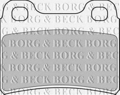 BORG & BECK bbp1304 -  Комплект тормозных колодок, дисковый тормоз